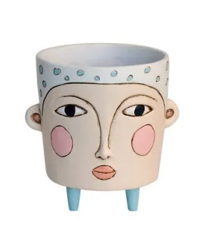 Polly Blue | Resin Pot Planter