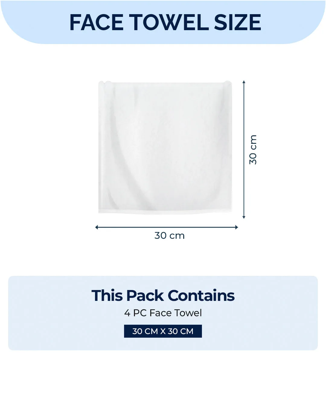 Purple Cotton Solid 600 GSM Face Towel (Pack of 4)