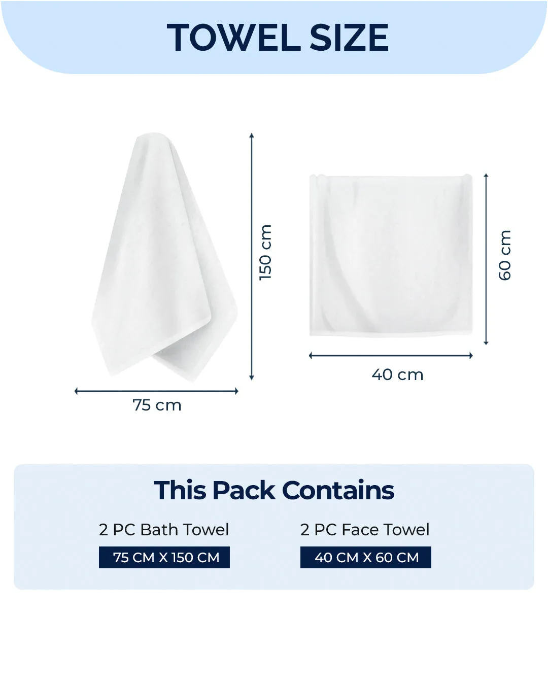 Red Cotton Solid 380 GSM 2 Bath Towel & 2 Hand Towel