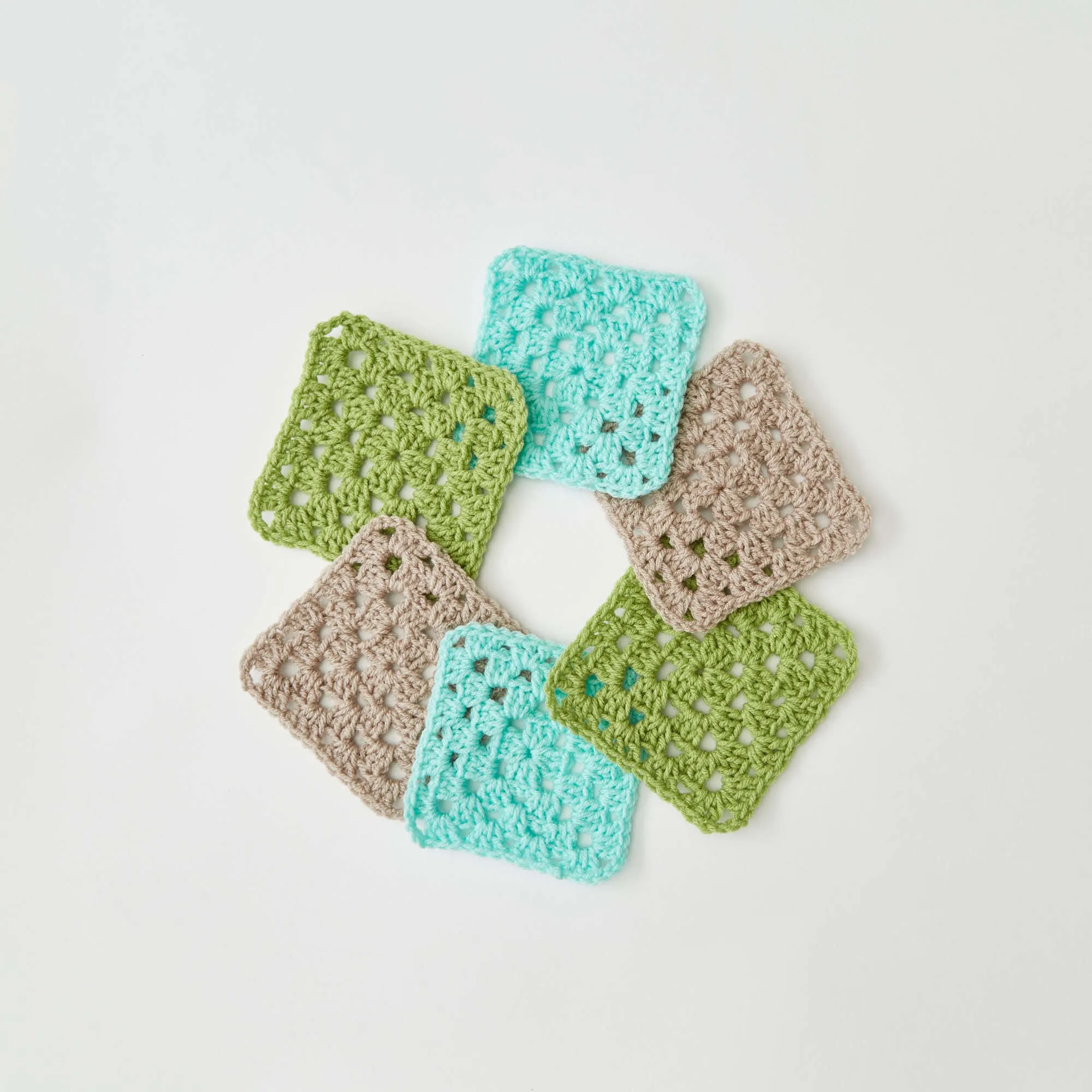 Red Heart Easy Square Coasters