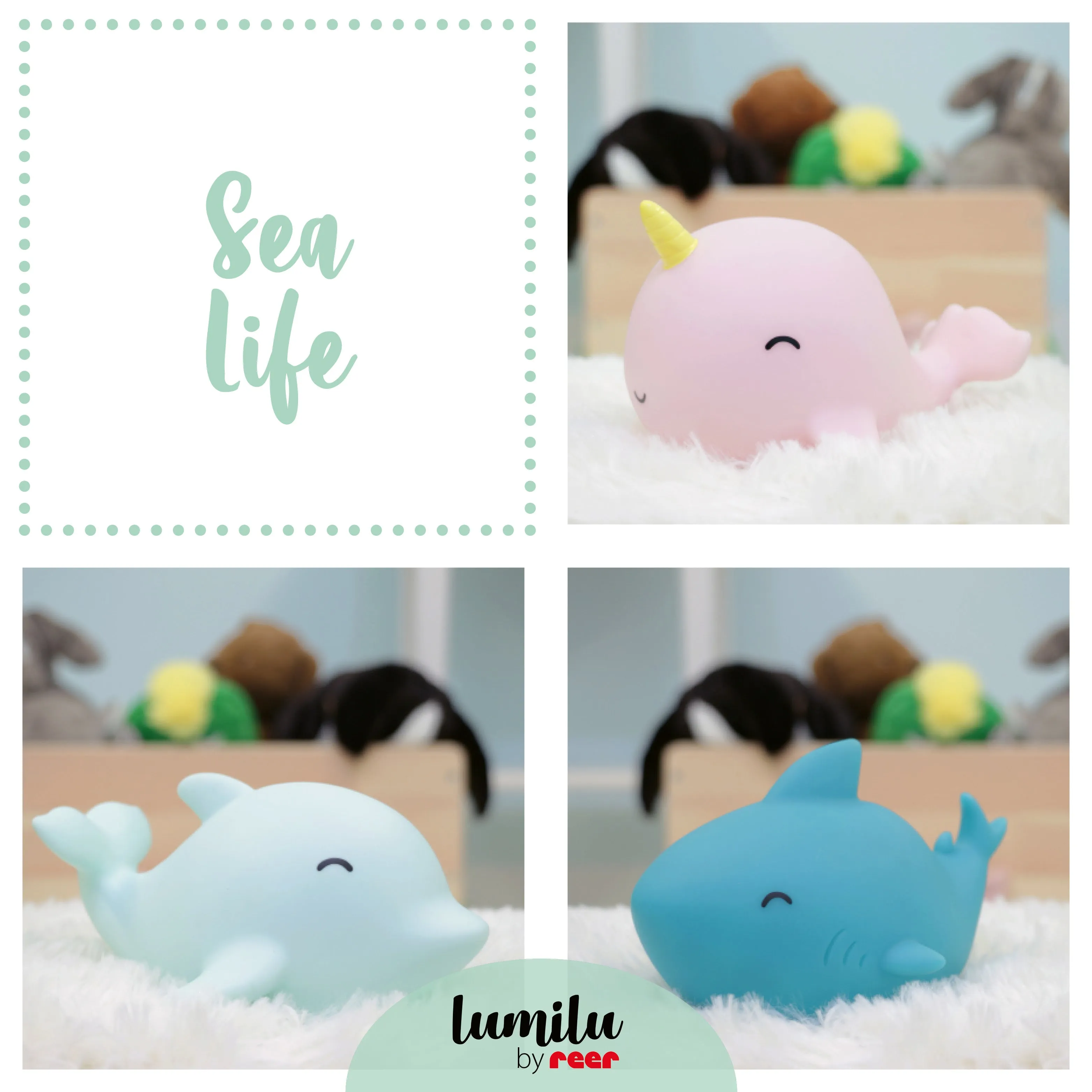 Reer lumilu Sea Life - Dolphin