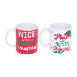 RSW Christmas Naughty & Nice Mug (Choice of 2)