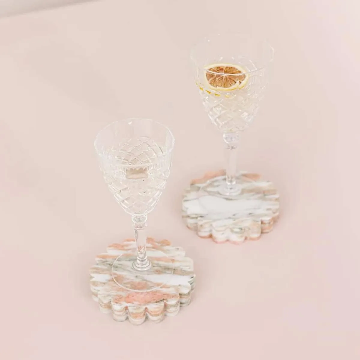 Scallop Trivet - Norwegian Rose