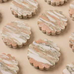 Scallop Trivet - Norwegian Rose