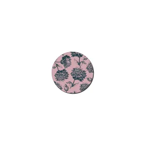 Set of 6 Rose Engraved Round Coasters