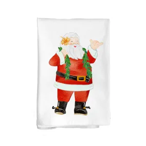Shaka Santa Flour Sack Kitchen Towel