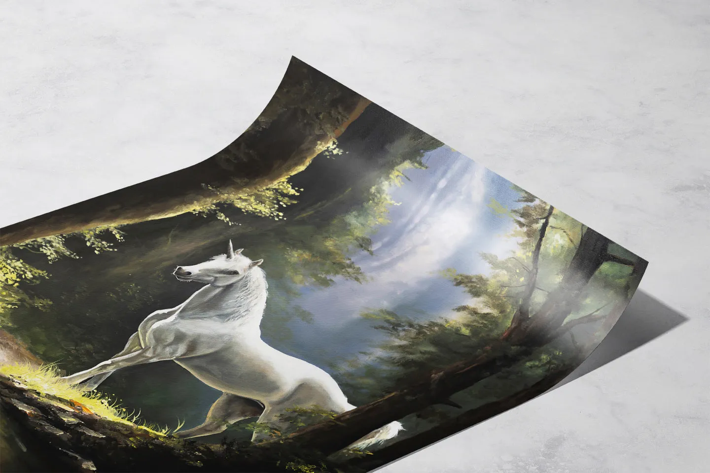 signed GLOW IN THE DARK PRINT: Unicorn (Special Offer)