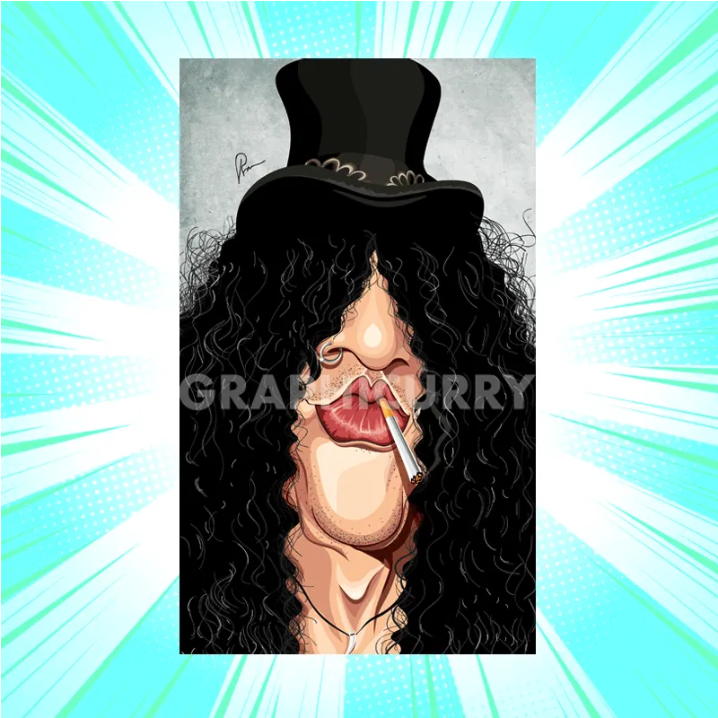 Slash - A4 Laminate Graphicurry
