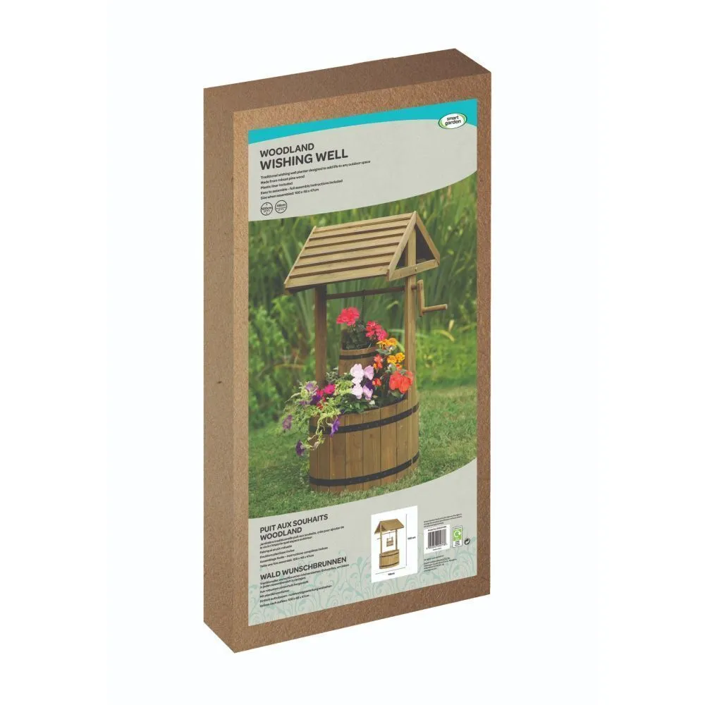 Smart Garden 1m Woodland Wishing Well Planter