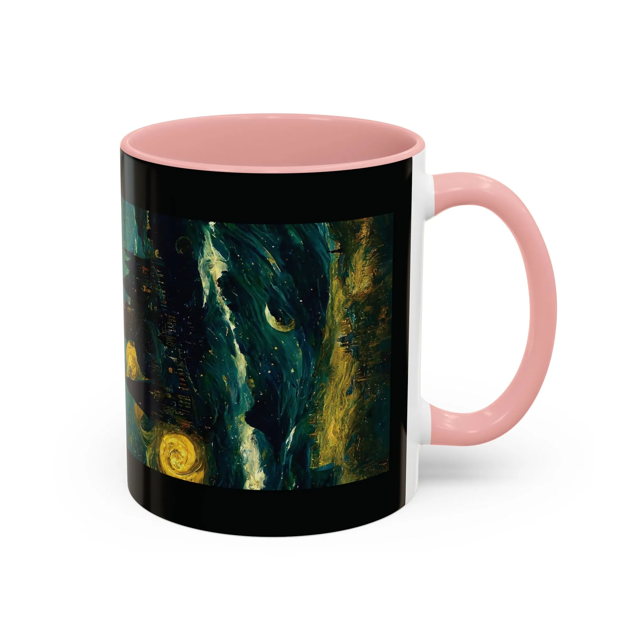 Starry Night Hogwarts Accent Coffee Mug, 11oz