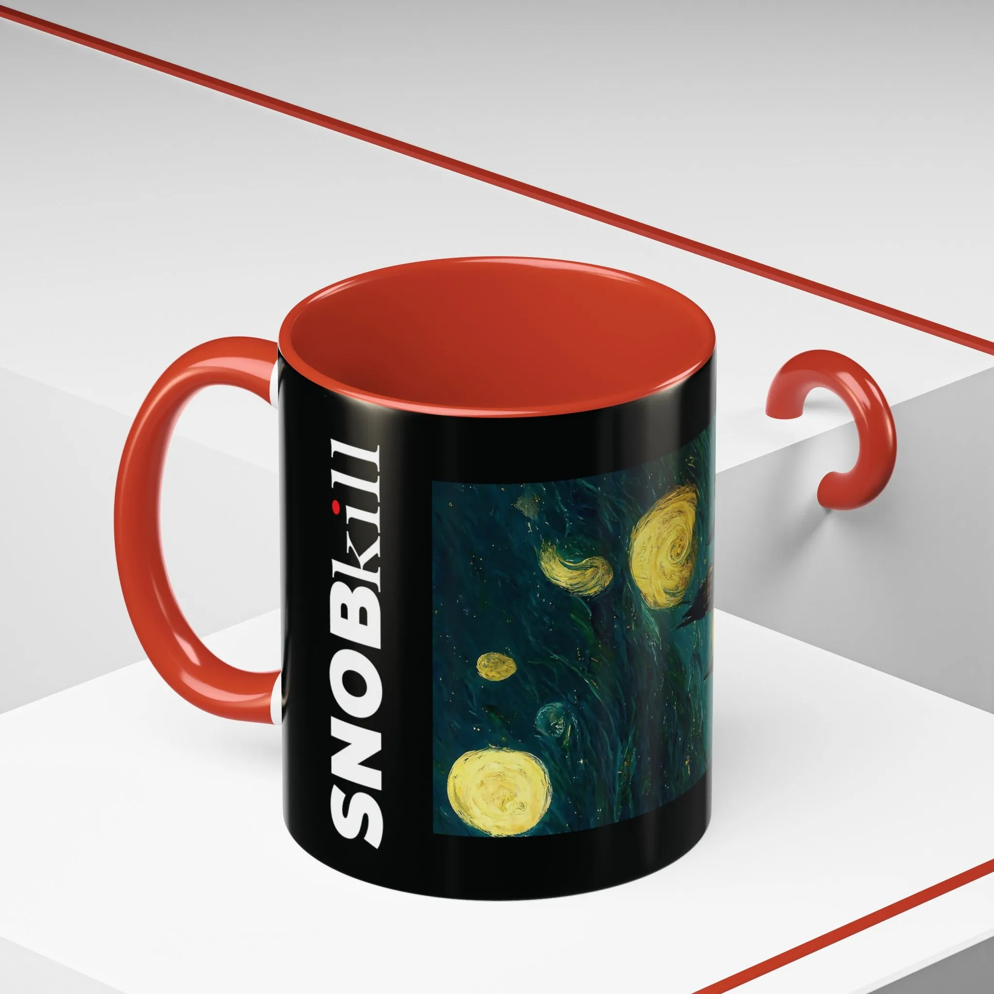 Starry Night Hogwarts Accent Coffee Mug, 11oz