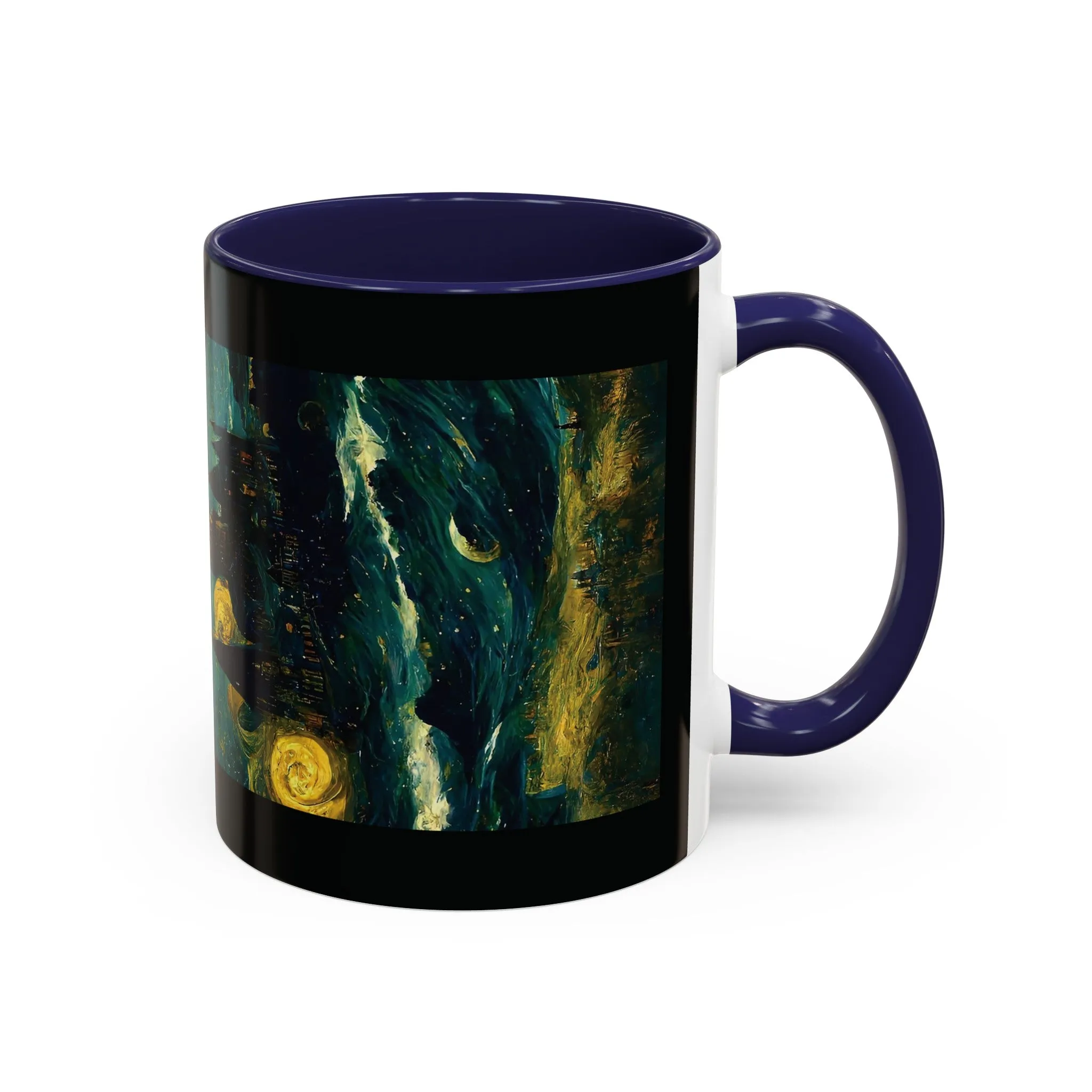 Starry Night Hogwarts Accent Coffee Mug, 11oz