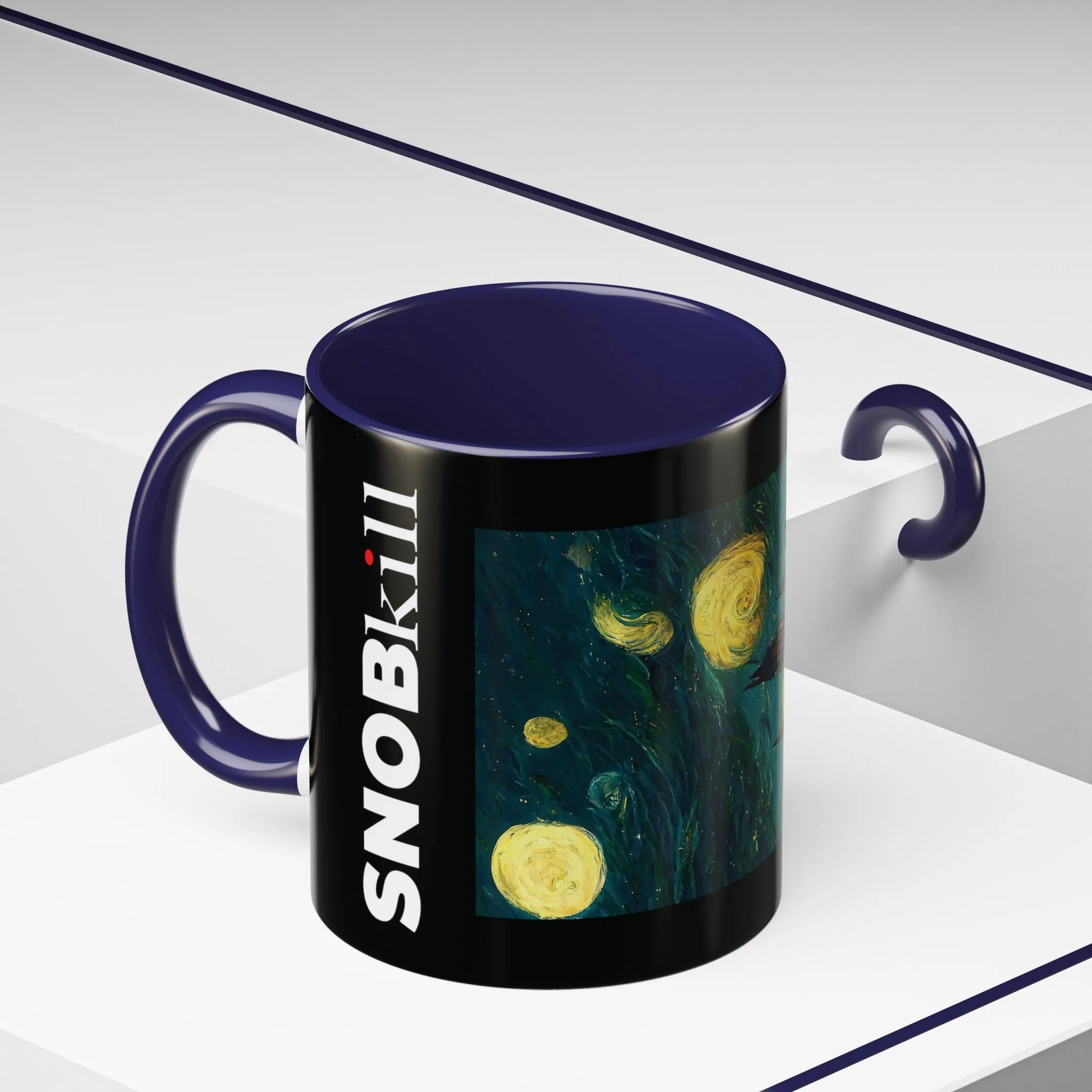 Starry Night Hogwarts Accent Coffee Mug, 11oz