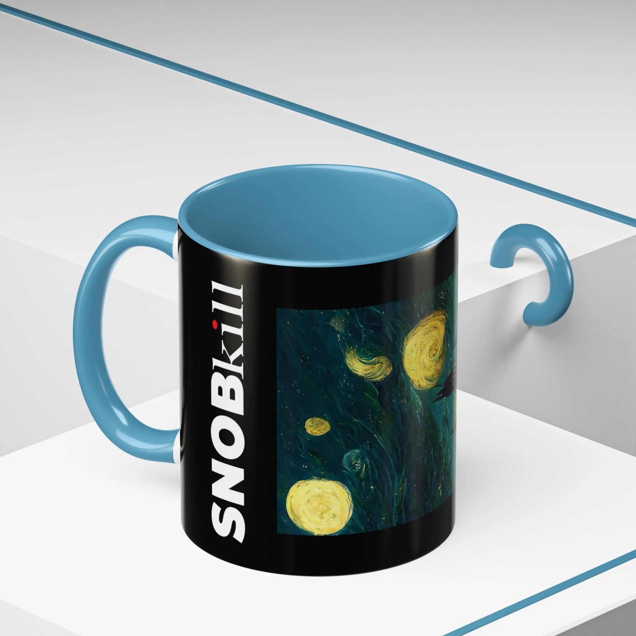 Starry Night Hogwarts Accent Coffee Mug, 11oz