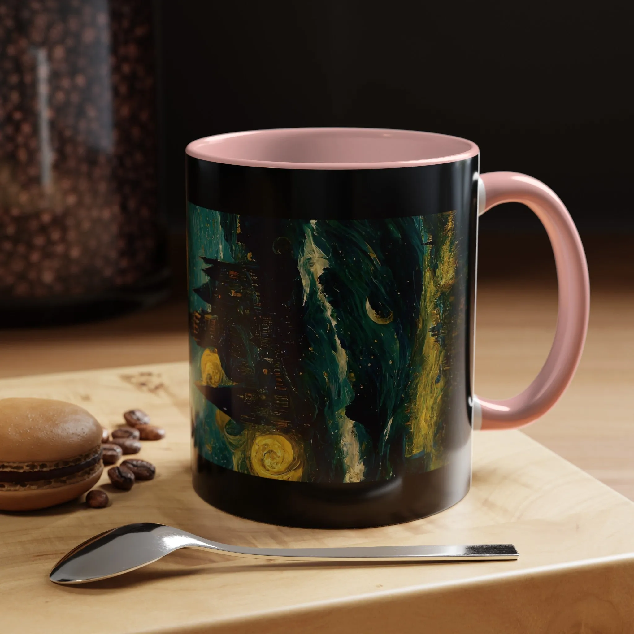 Starry Night Hogwarts Accent Coffee Mug, 11oz