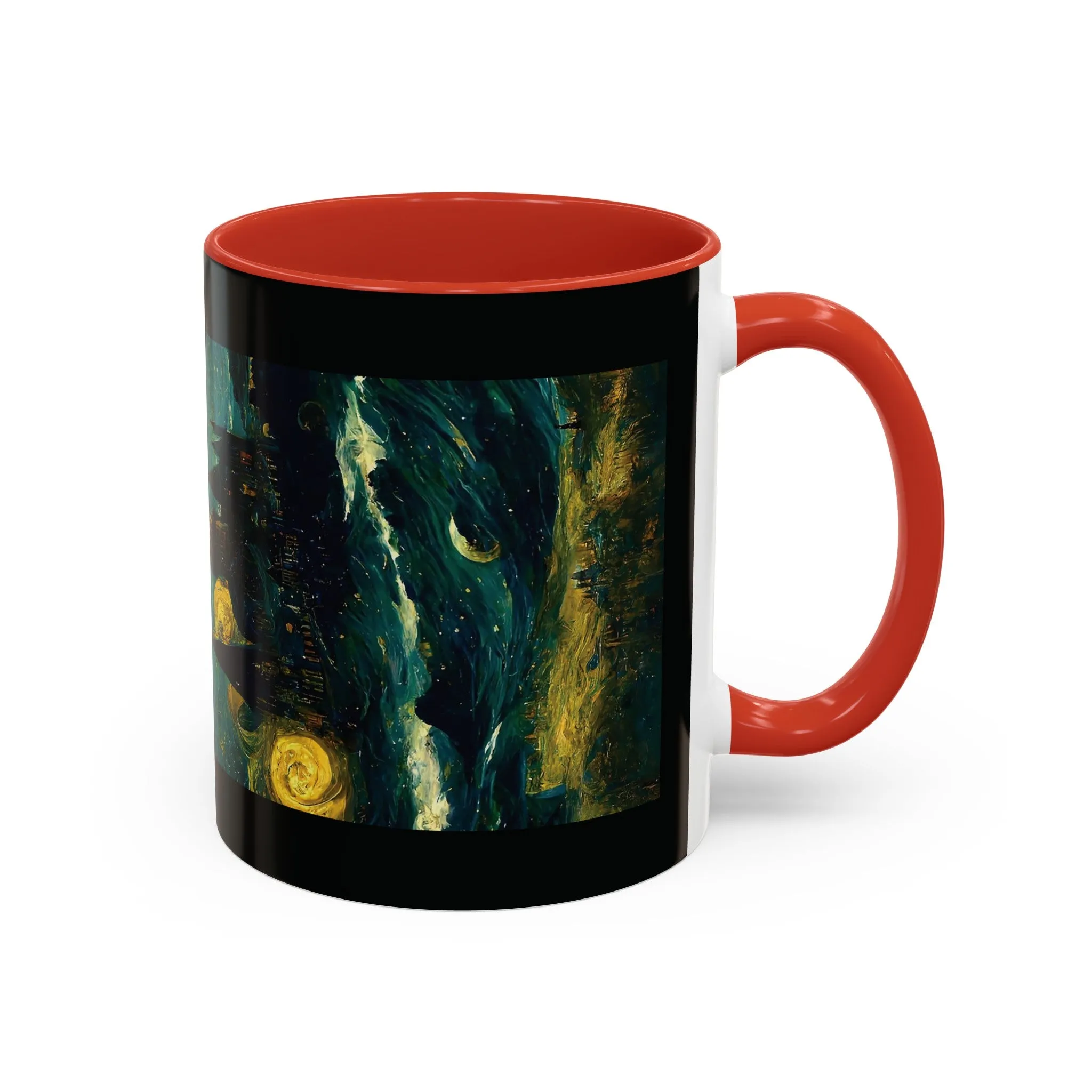 Starry Night Hogwarts Accent Coffee Mug, 11oz
