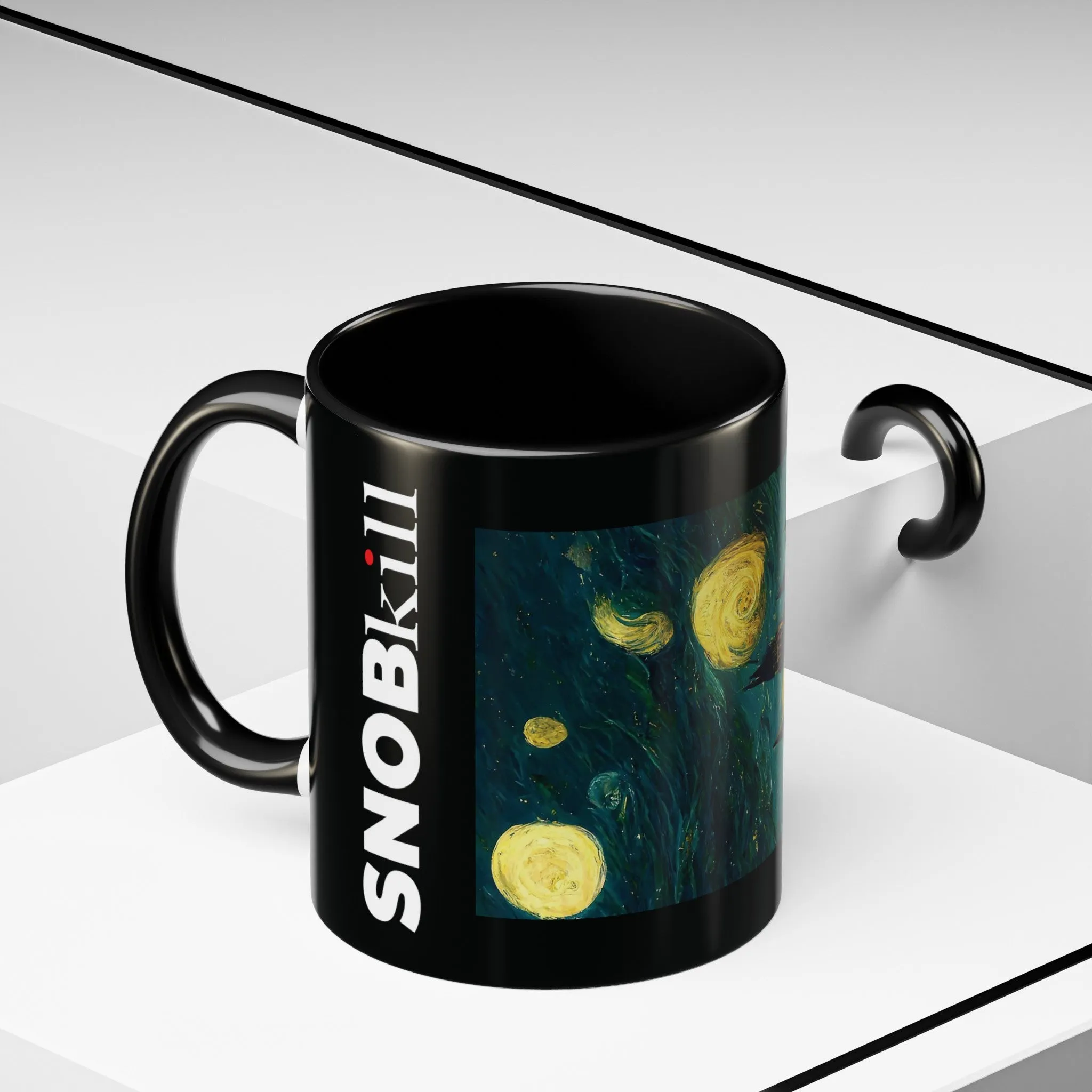 Starry Night Hogwarts Accent Coffee Mug, 11oz