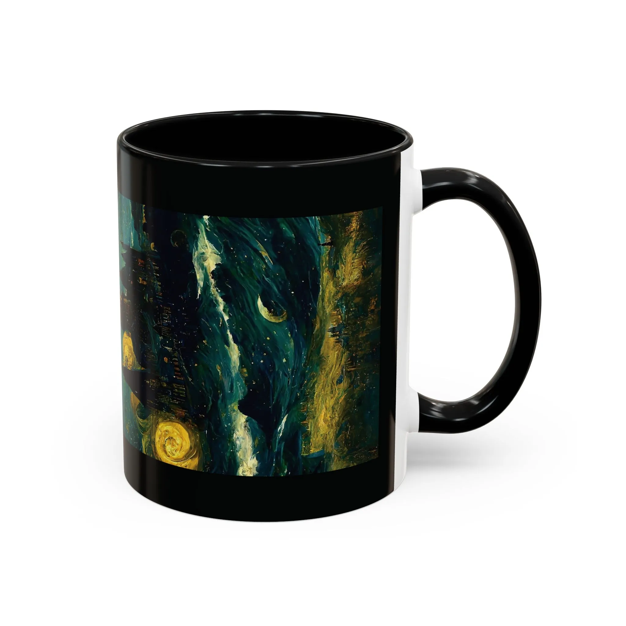 Starry Night Hogwarts Accent Coffee Mug, 11oz