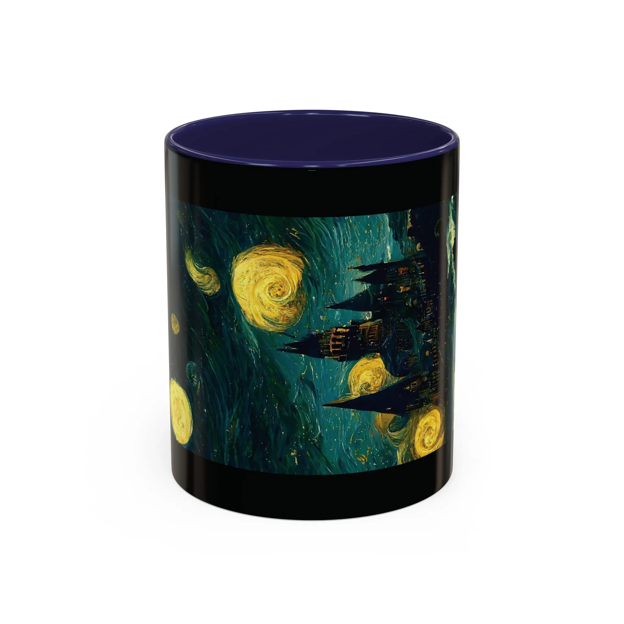 Starry Night Hogwarts Accent Coffee Mug, 11oz