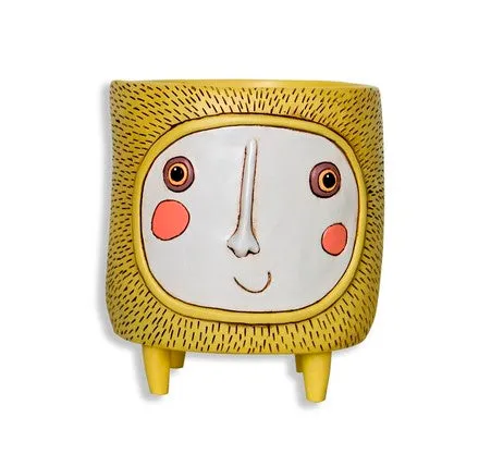 Sun Face Resin | Pot Planter