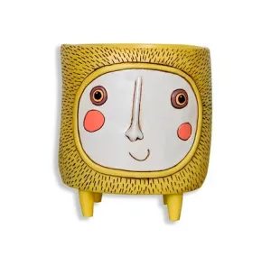 Sun Face Resin | Pot Planter