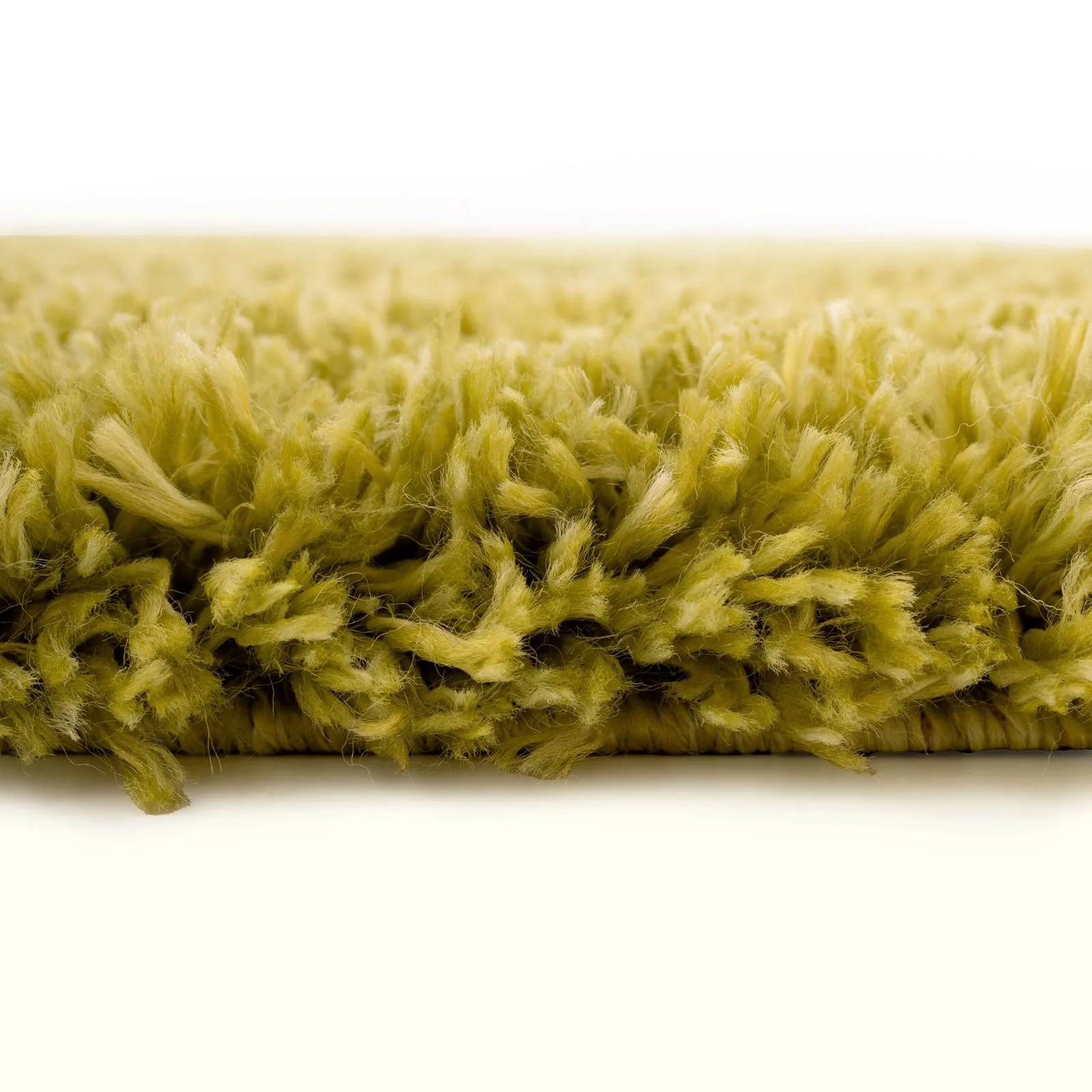 Super Soft Luxury Moss Green Shaggy Rug - Aspen
