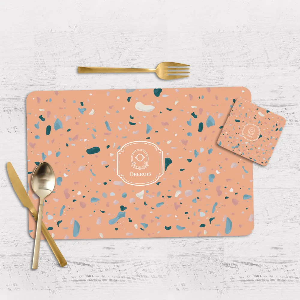 Terrazzo Tableware Set (4 Placemats & 4 Casters)