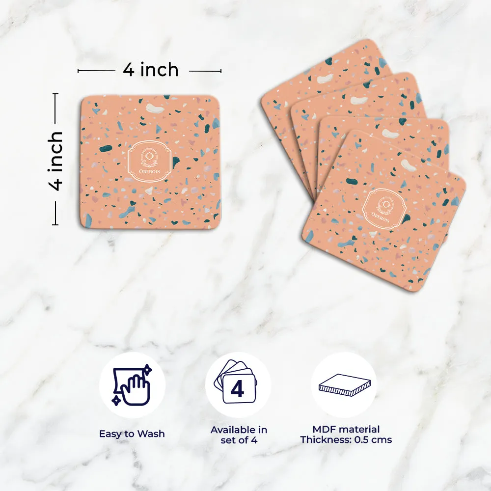 Terrazzo Tableware Set (4 Placemats & 4 Casters)