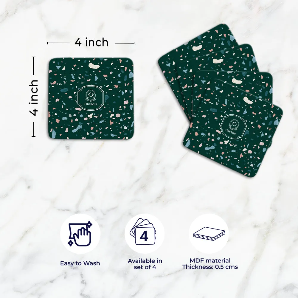 Terrazzo Tableware Set (4 Placemats & 4 Casters)