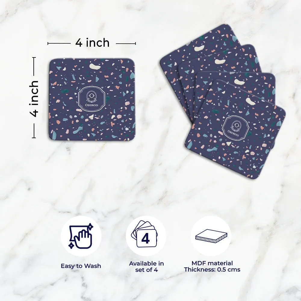 Terrazzo Tableware Set (4 Placemats & 4 Casters)