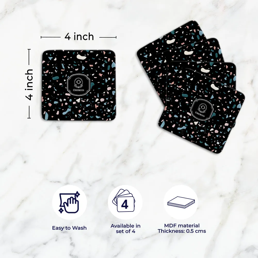 Terrazzo Tableware Set (4 Placemats & 4 Casters)