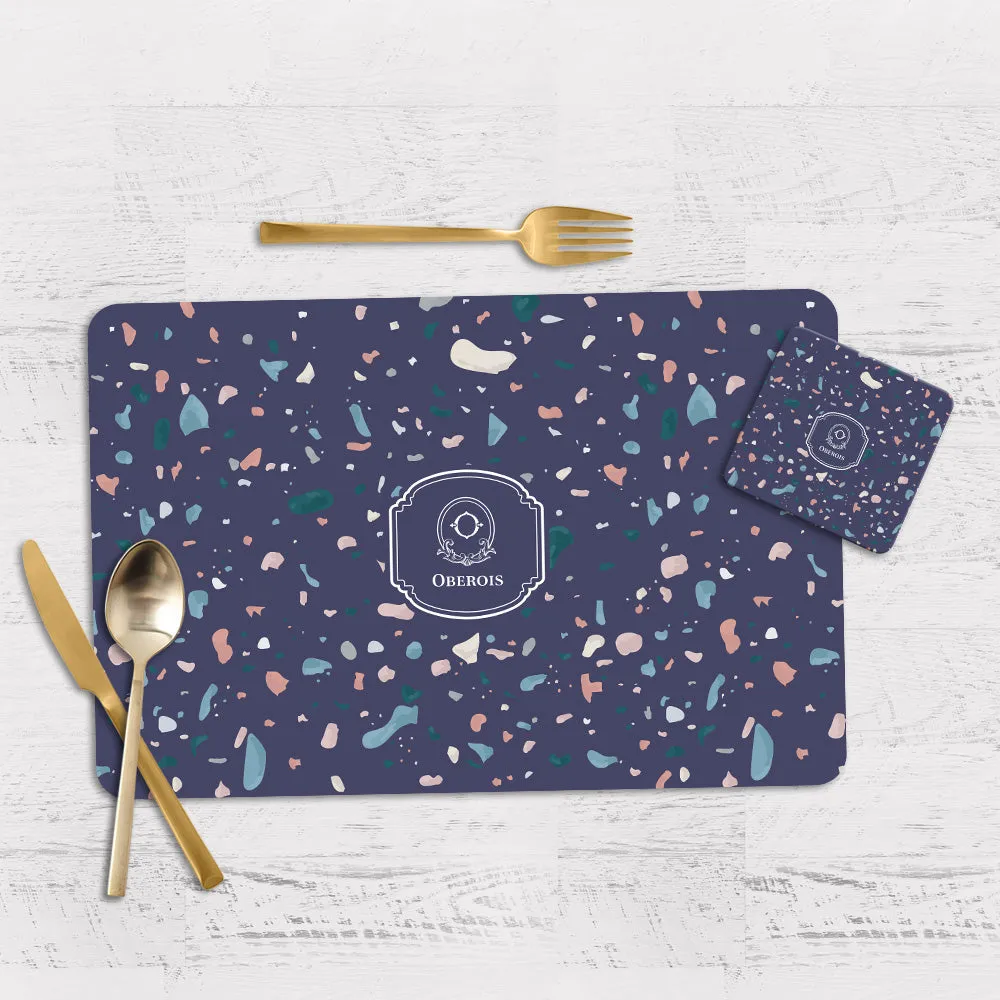 Terrazzo Tableware Set (4 Placemats & 4 Casters)