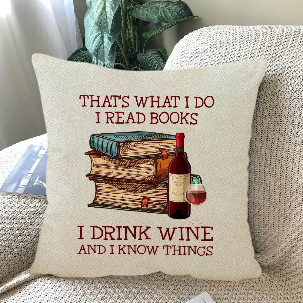 That's What I Do I Read Books I Drink Wine And I Know Things Book Lovers Gift PILS13