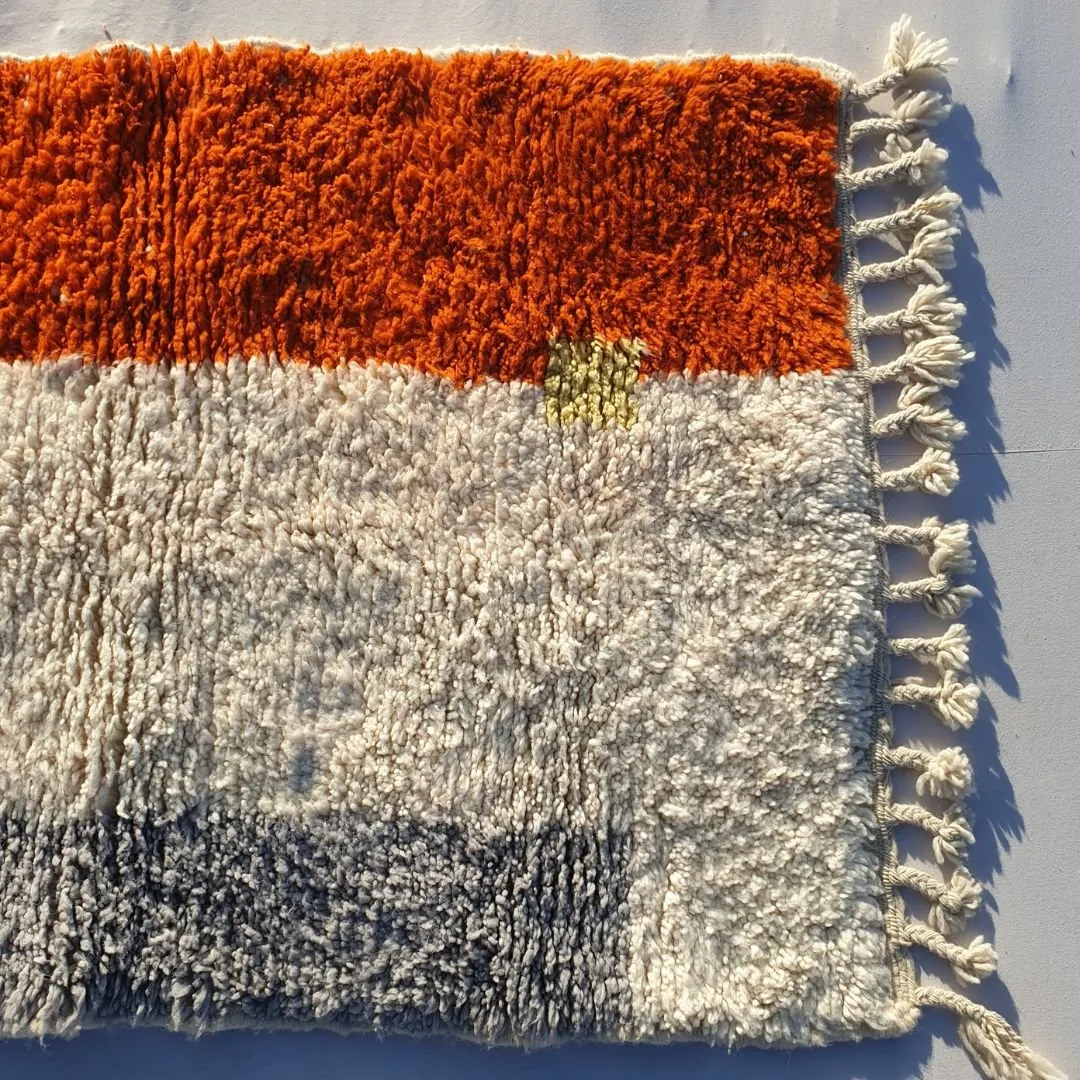 Tikika | Small Moroccan Rug Beni Ourain Ultra Soft | 3'48x4'89 Ft | 106x148 cm