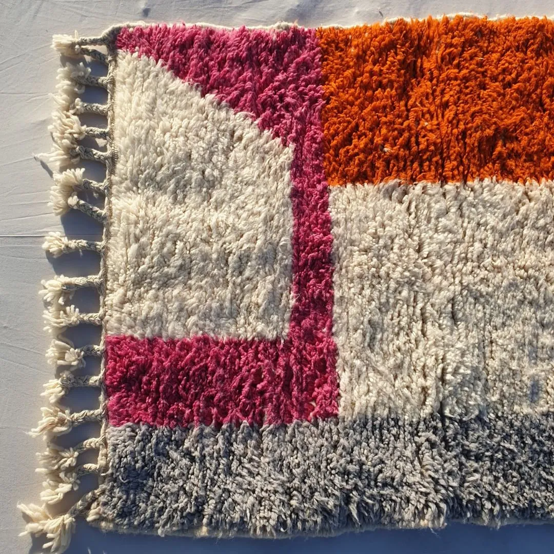 Tikika | Small Moroccan Rug Beni Ourain Ultra Soft | 3'48x4'89 Ft | 106x148 cm