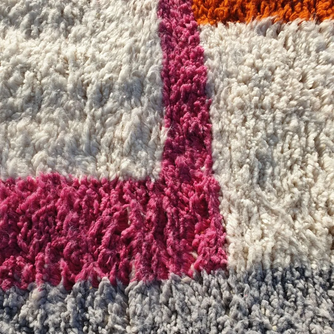 Tikika | Small Moroccan Rug Beni Ourain Ultra Soft | 3'48x4'89 Ft | 106x148 cm