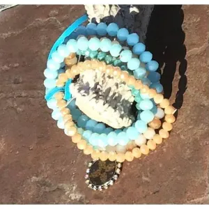 Upcycle by Me LV Bracelet! Blue Skies