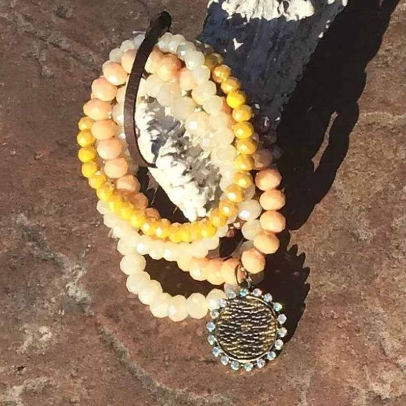 Upcycle by Me LV Bracelet! Peachy Keen