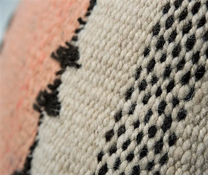 Upis Handwoven Wool Pillow - Rose