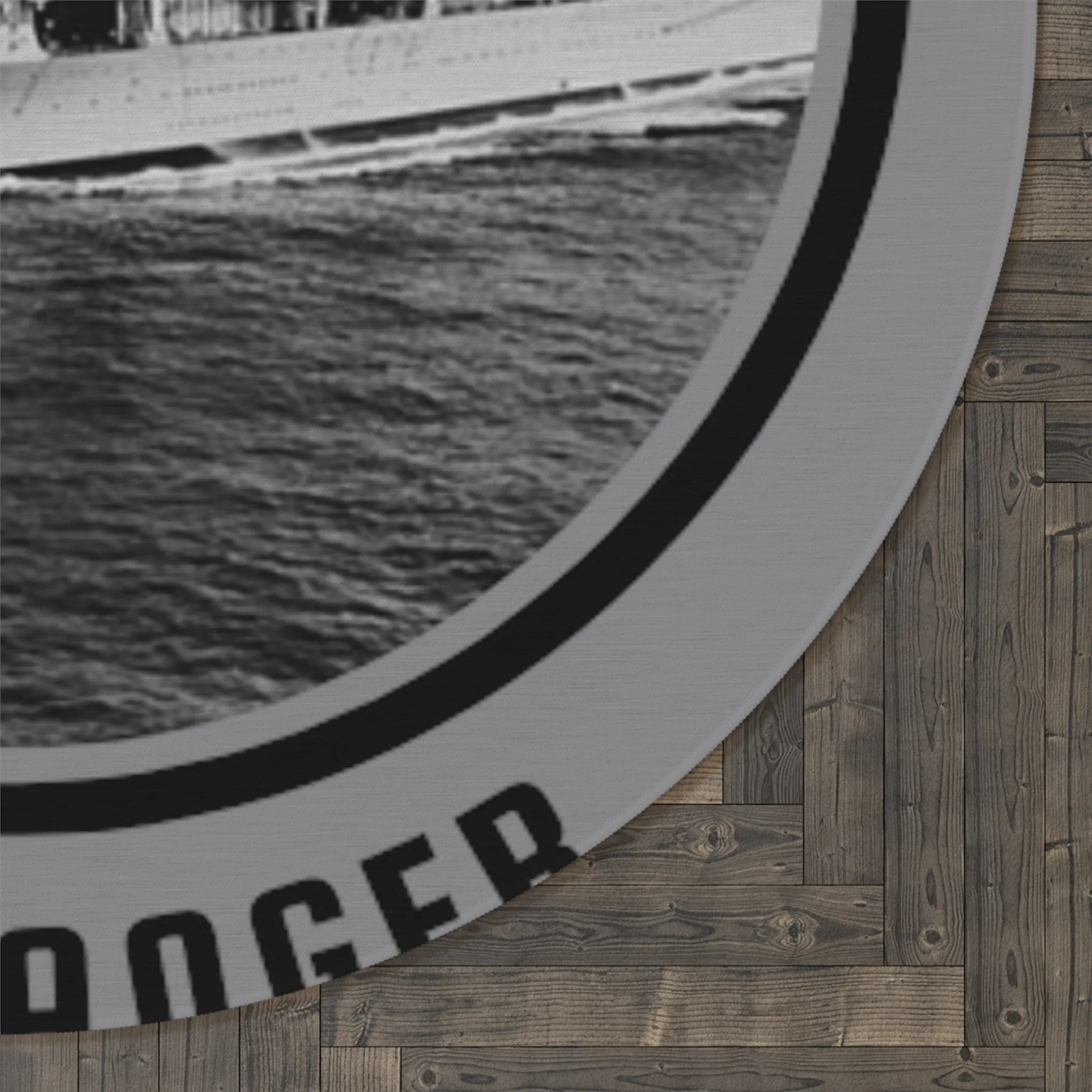 uss Ranger  United States Ships POD Round Rug