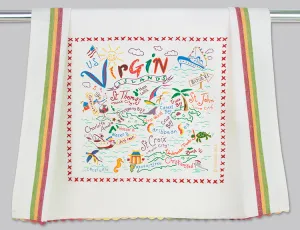 VIRGIN ISLES DISH TOWEL BY CATSTUDIO