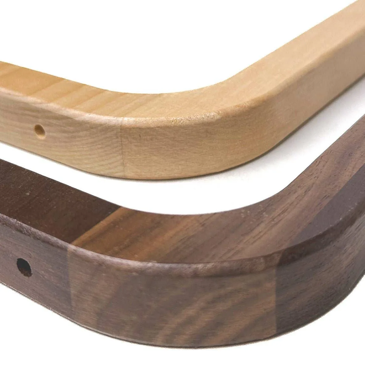 Walnut Or Birch Wall Hanger For Hanging Plants
