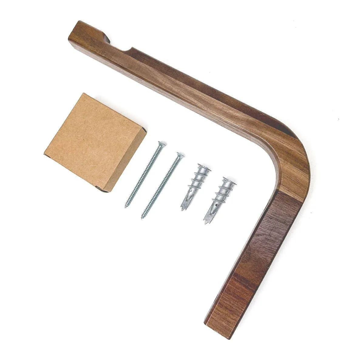 Walnut Or Birch Wall Hanger For Hanging Plants