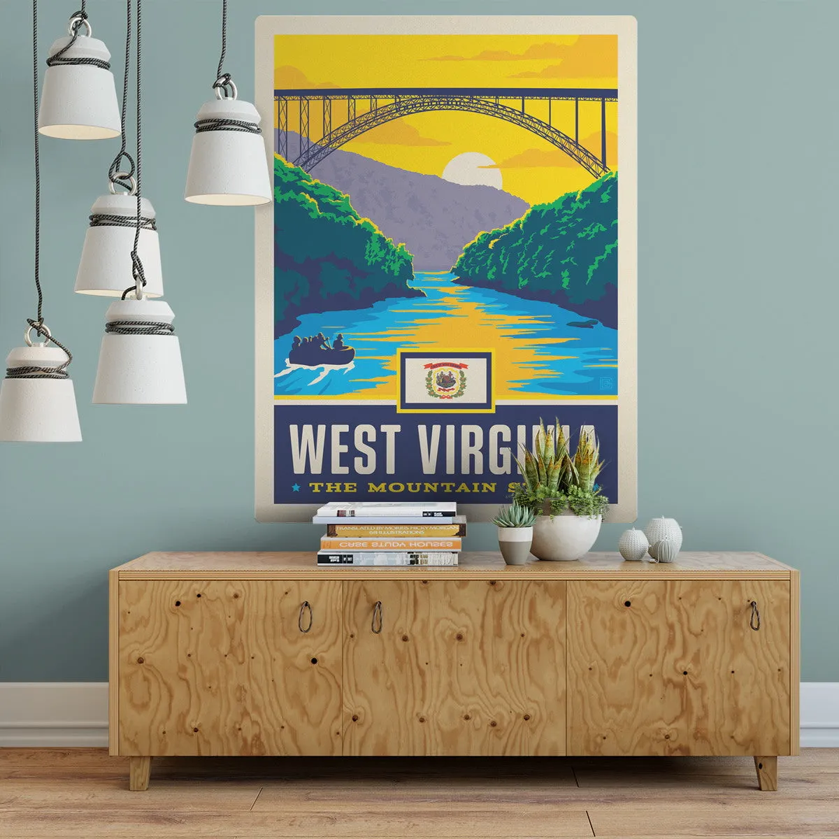 West Virginia Mountain State Decal