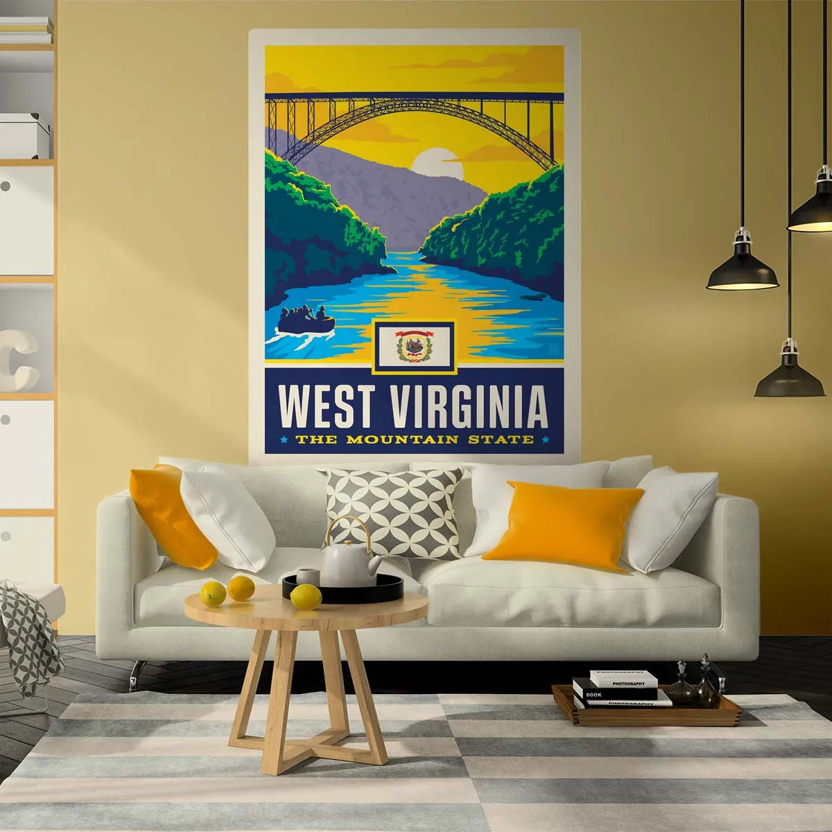 West Virginia Mountain State Decal